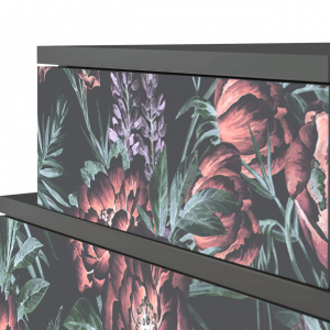 Sideboard - STORYZ - NS1 Dark Peonies - Antracite