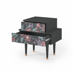 Sideboard - STORYZ - NS1 Dark Peonies - Antracite
