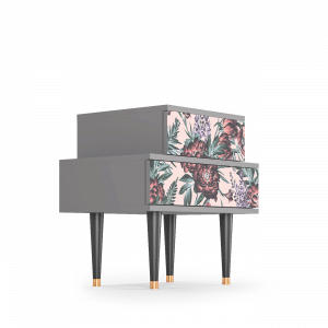 Sideboard - STORYZ - NS1 Peach Peonies - Grey