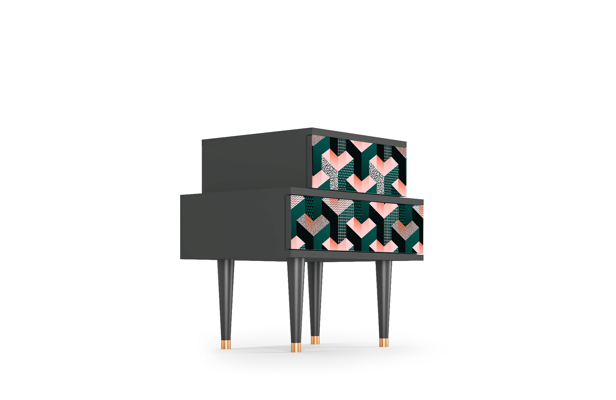Sideboard – STORYZ – NS1 Geometric Madness – Antracite Sideboard - STORYZ - NS1 Geometric Madness - Antracite