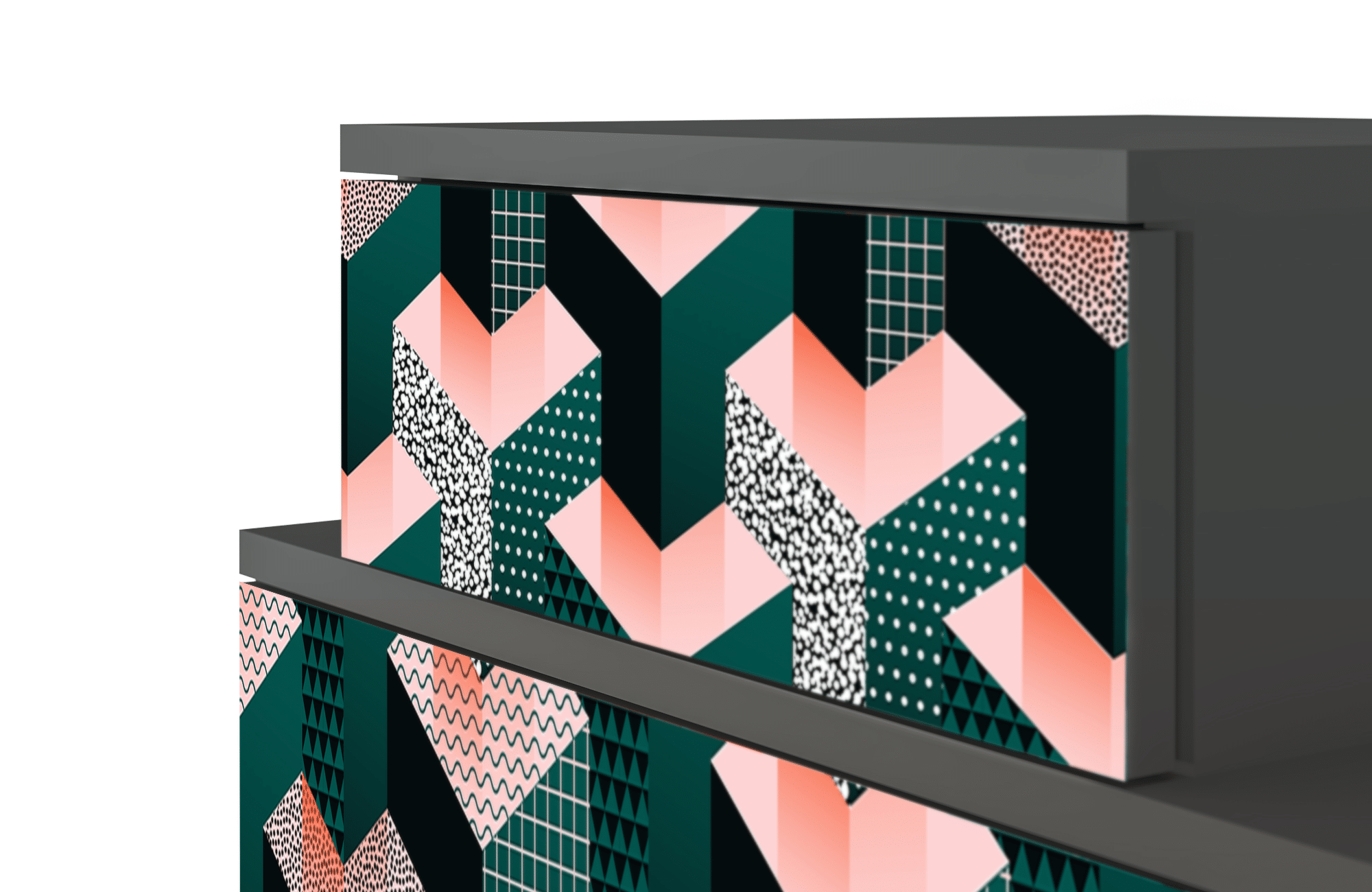 Sideboard – STORYZ – NS1 Geometric Madness – Antracite Sideboard - STORYZ - NS1 Geometric Madness - Antracite