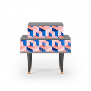 Sideboard - STORYZ - NS1 Pinky Squares - Grey