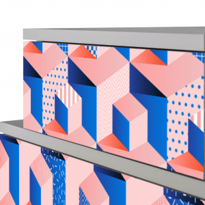 Sideboard - STORYZ - NS1 Pinky Squares - Grey