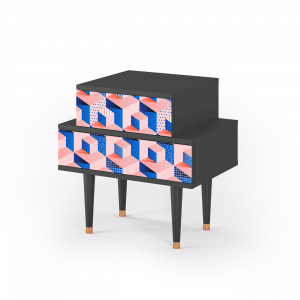 Sideboard - STORYZ - NS1 Pinky Squares - Antracite