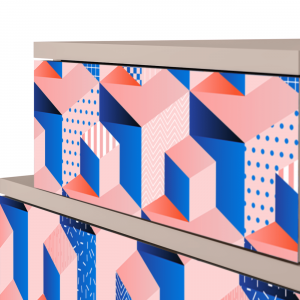 Sideboard - STORYZ - NS1 Pinky Squares - Latte