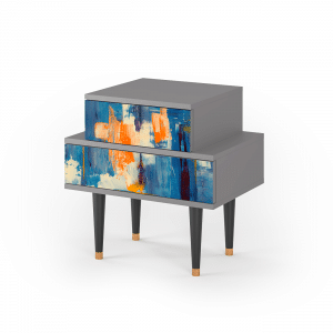 Sideboard - STORYZ - NS1 Abstract Expressionism - Grey