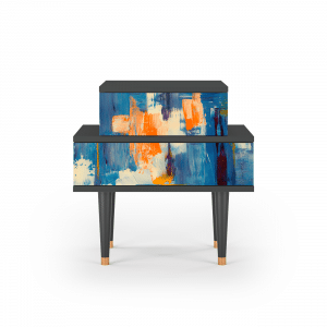 Sideboard - STORYZ - NS1 Abstract Expressionism - Antracite