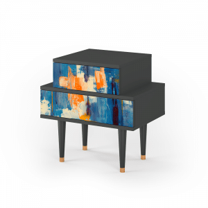 Sideboard - STORYZ - NS1 Abstract Expressionism - Antracite