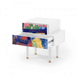Sideboard - STORYZ - NS1 Charing Cross Bridge - White
