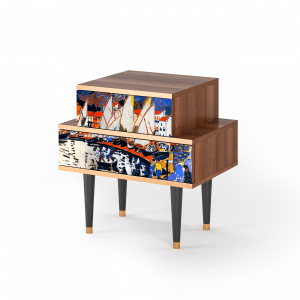 Sideboard - STORYZ - NS1 Le Séchage des voiles  - Walnut