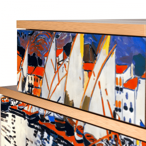Sideboard - STORYZ - NS1 Le Séchage des voiles  - Walnut