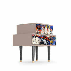 Sideboard - STORYZ - NS1 Le Séchage des voiles  - Latte