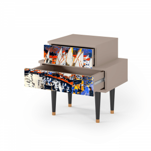 Sideboard - STORYZ - NS1 Le Séchage des voiles  - Latte