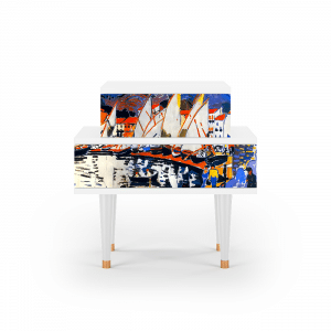 Sideboard - STORYZ - NS1 Le Séchage des voiles  - White