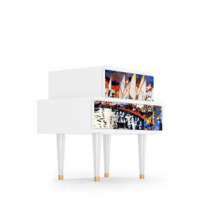 Sideboard - STORYZ - NS1 Le Séchage des voiles  - White