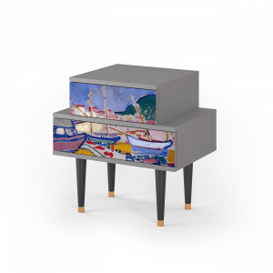 Sideboard - STORYZ - NS1 The Port of Collioure
 - Grey