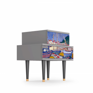 Sideboard - STORYZ - NS1 The Port of Collioure
 - Grey