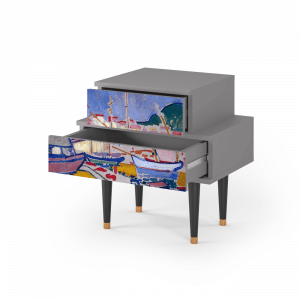 Sideboard - STORYZ - NS1 The Port of Collioure
 - Grey
