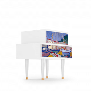 Sideboard - STORYZ - NS1 The Port of Collioure
 - White