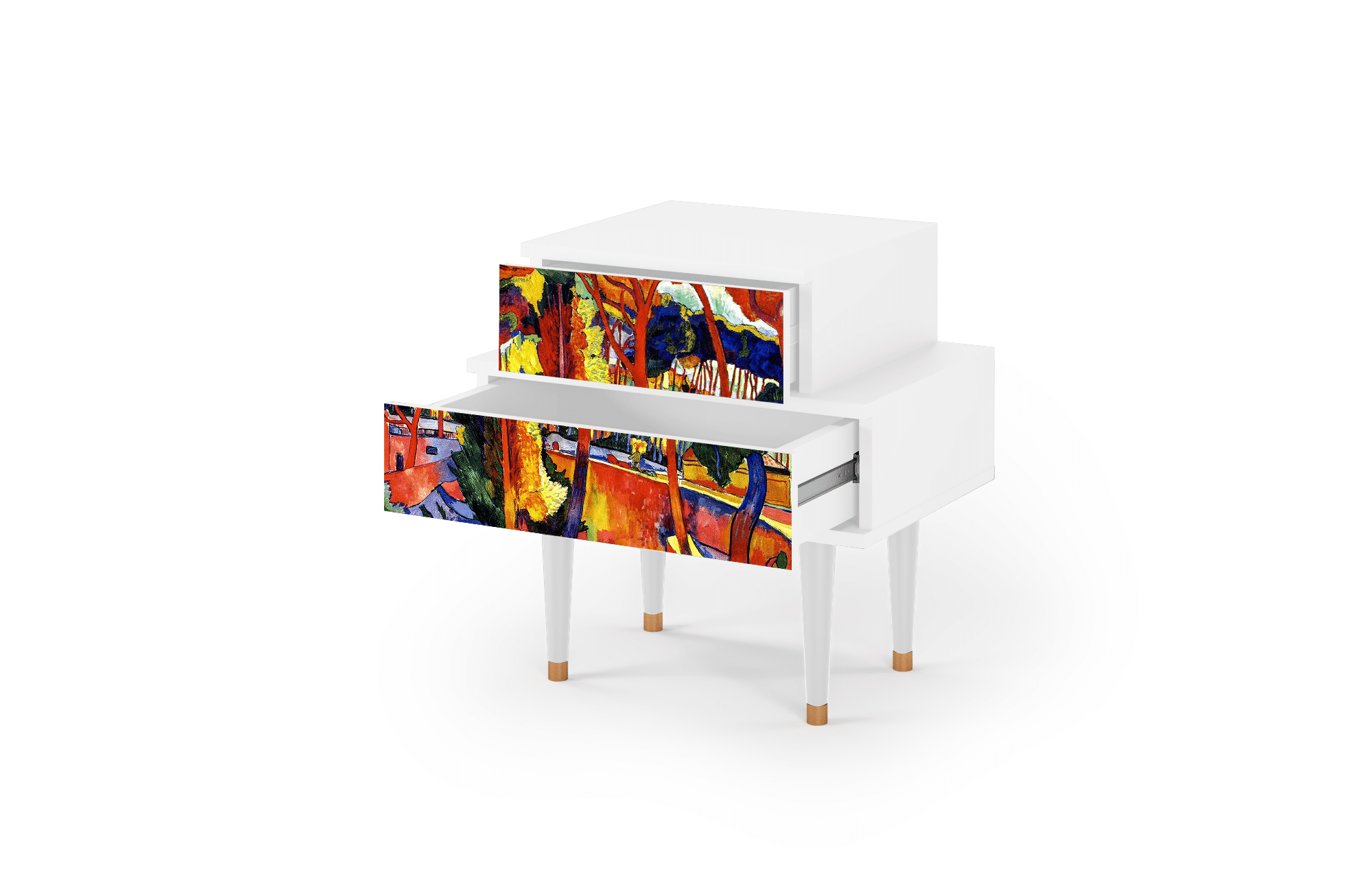 Sideboard – STORYZ – NS1 The Turning Road – White Sideboard - STORYZ - NS1 The Turning Road - White