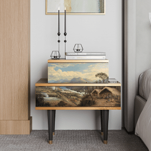 Sideboard - STORYZ - NS1 View Across the Plains  - Walnut