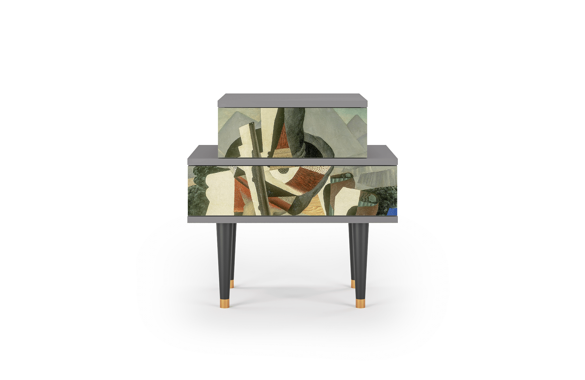 Sideboard – STORYZ – NS1 The Cubist Paintings – Grey Sideboard - STORYZ - NS1 The Cubist Paintings - Grey