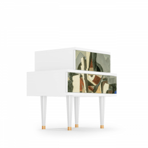 Sideboard - STORYZ - NS1 The Cubist Paintings  - White