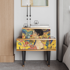 Sideboard - STORYZ - NS1 Lady with Fan by Klimt - Walnut