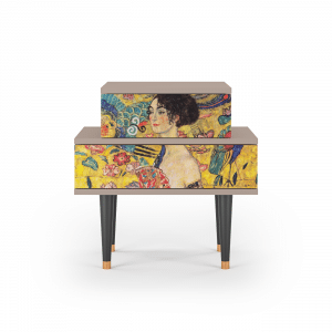 Sideboard - STORYZ - NS1 Lady with Fan by Klimt - Latte