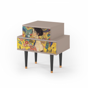 Sideboard - STORYZ - NS1 Lady with Fan by Klimt - Latte