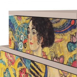 Sideboard - STORYZ - NS1 Lady with Fan by Klimt - Latte