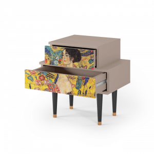 Sideboard - STORYZ - NS1 Lady with Fan by Klimt - Latte