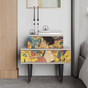Sideboard - STORYZ - NS1 Lady with Fan by Klimt - Sand