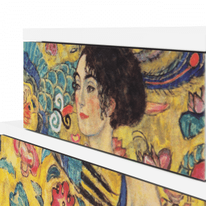 Sideboard - STORYZ - NS1 Lady with Fan by Klimt - White