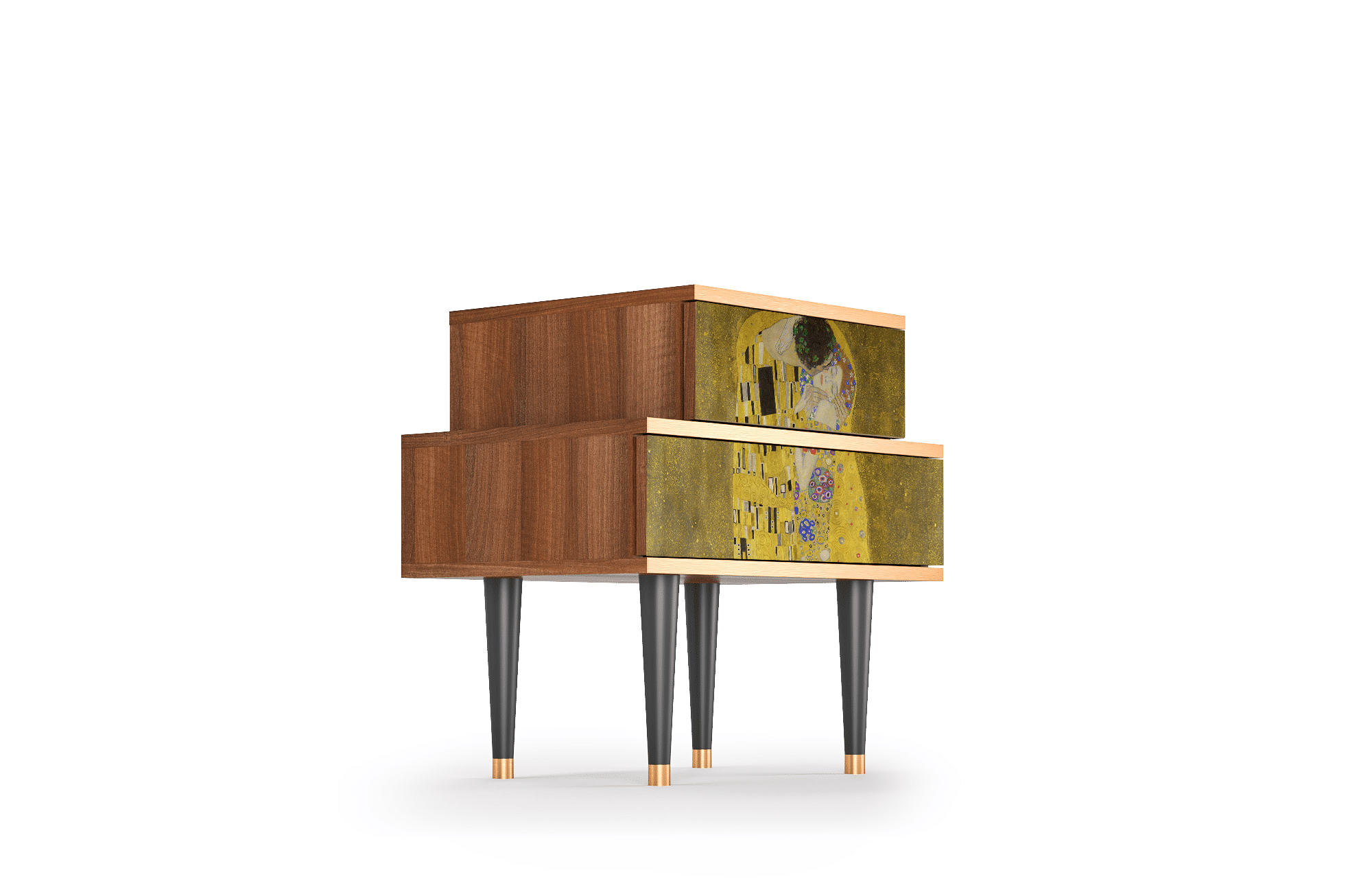 Sideboard – STORYZ – NS1 The Kiss by Klimt – Walnut Sideboard - STORYZ - NS1 The Kiss by Klimt - Walnut