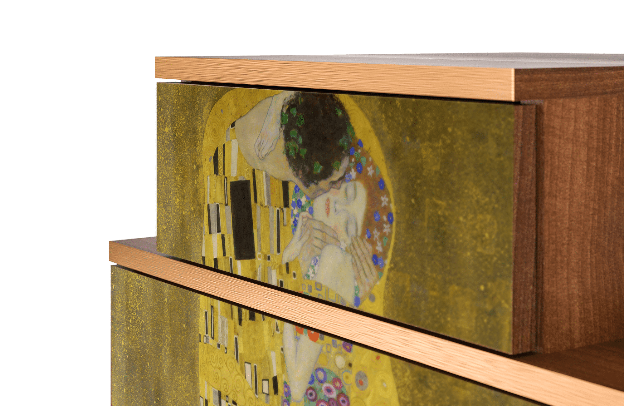 Sideboard – STORYZ – NS1 The Kiss by Klimt – Walnut Sideboard - STORYZ - NS1 The Kiss by Klimt - Walnut