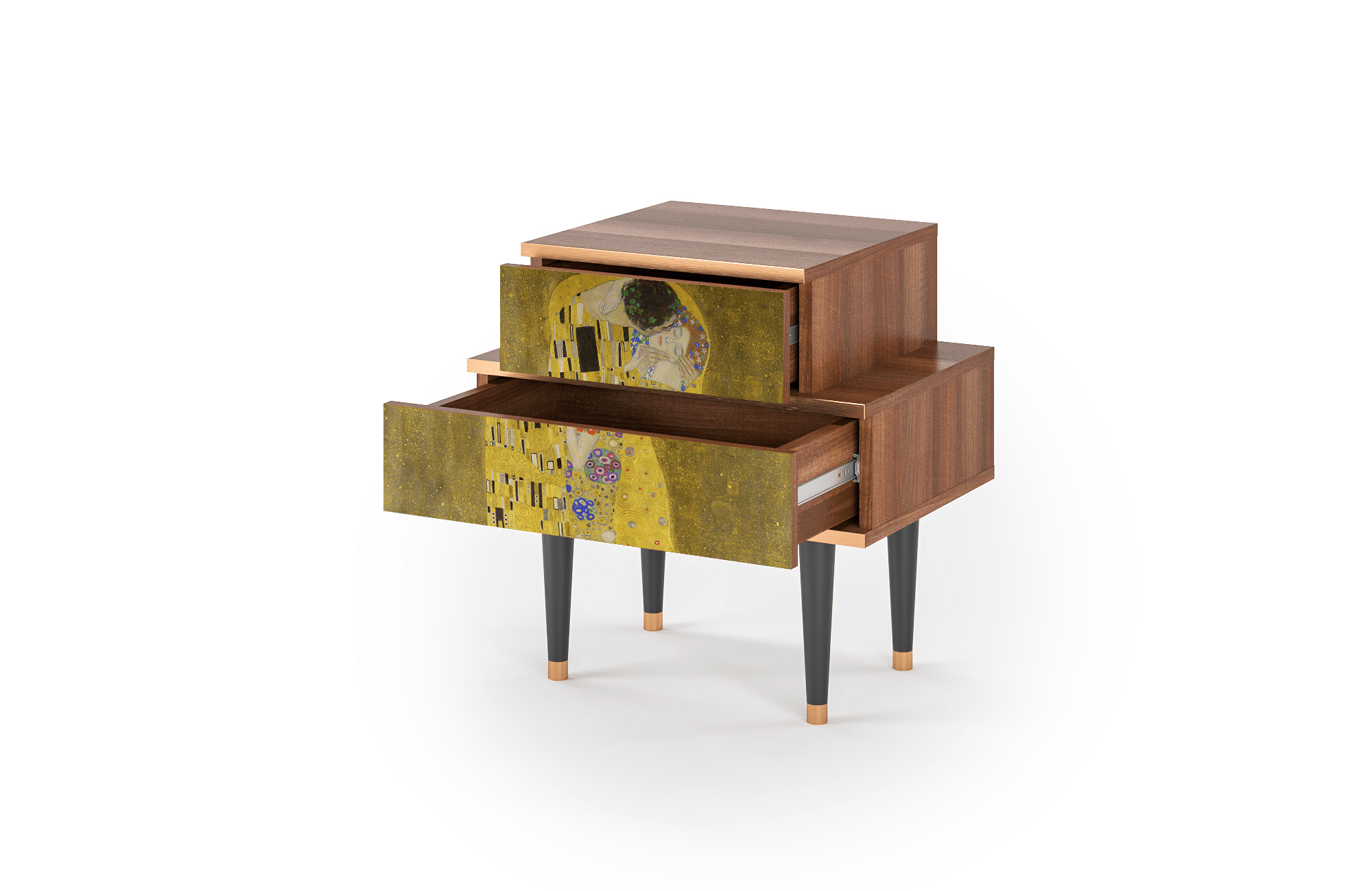 Sideboard – STORYZ – NS1 The Kiss by Klimt – Walnut Sideboard - STORYZ - NS1 The Kiss by Klimt - Walnut