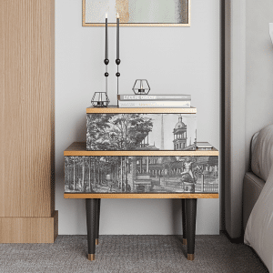 Sideboard - STORYZ - NS1 View of the Piazza - Walnut