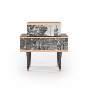 Sideboard - STORYZ - NS1 View of the Piazza - Walnut