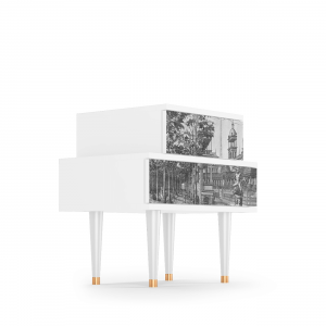 Sideboard - STORYZ - NS1 View of the Piazza - White