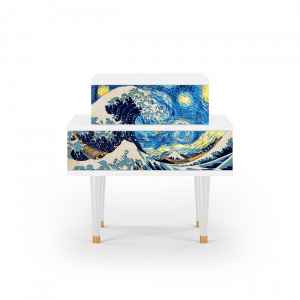Sideboard - STORYZ - NS1 Great Wave - White