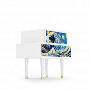 Sideboard - STORYZ - NS1 Great Wave - White