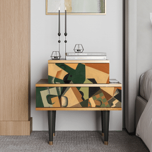 Sideboard - STORYZ - NS1 Glass and Checkerboard - Walnut