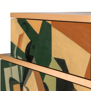 Sideboard - STORYZ - NS1 Glass and Checkerboard - Walnut