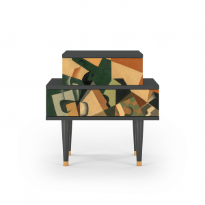 Sideboard - STORYZ - NS1 Glass and Checkerboard - Antracite