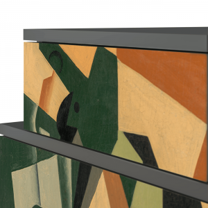 Sideboard - STORYZ - NS1 Glass and Checkerboard - Antracite