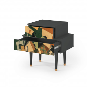 Sideboard - STORYZ - NS1 Glass and Checkerboard - Antracite