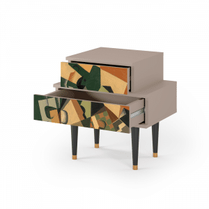 Sideboard - STORYZ - NS1 Glass and Checkerboard - Latte