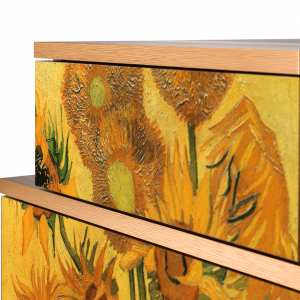 Sideboard - STORYZ - NS1 Sunflowers - Walnut