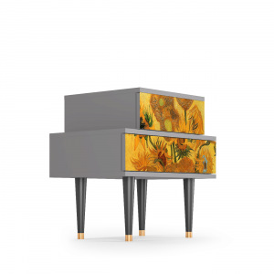 Sideboard - STORYZ - NS1 Sunflowers - Grey